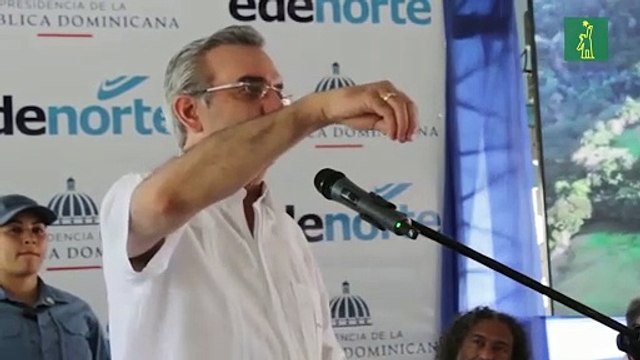Presidente inaugura electrificación de comunidades de la cordillera septentrional en Jacagua Santiago