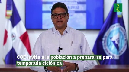 COE invita a la población a prepararse para temporada ciclónica