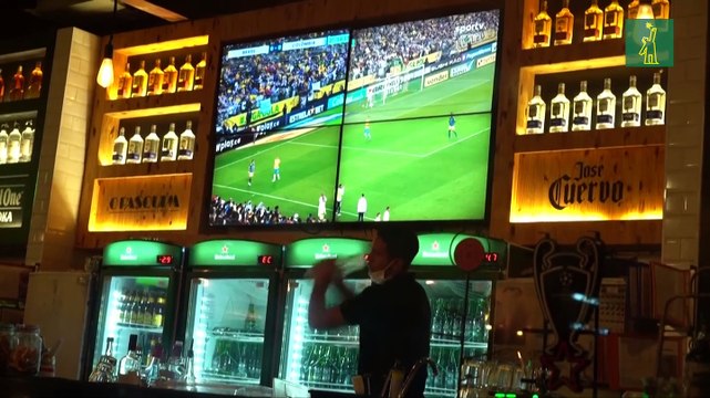 Brasileños celebran clasificación al Mundial de Catar-2022, tras vencer a Colombia