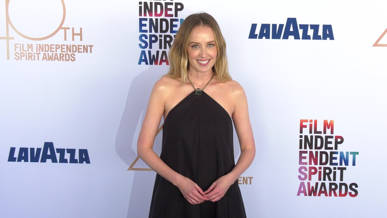 Megan Park 2025 Film Independent Spirit Awards Blue Carpet Arrivals