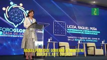 Raquel Peña dice Gobierno se mantiene vigilante ante Ómicron