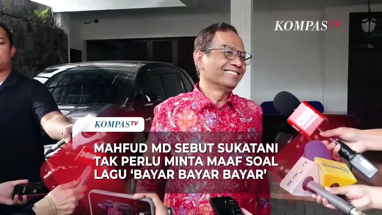 Mahfud MD Tegaskan Sukatani Band Tak Perlu Minta Maaf soal Lagu 'Bayar Bayar Bayar'