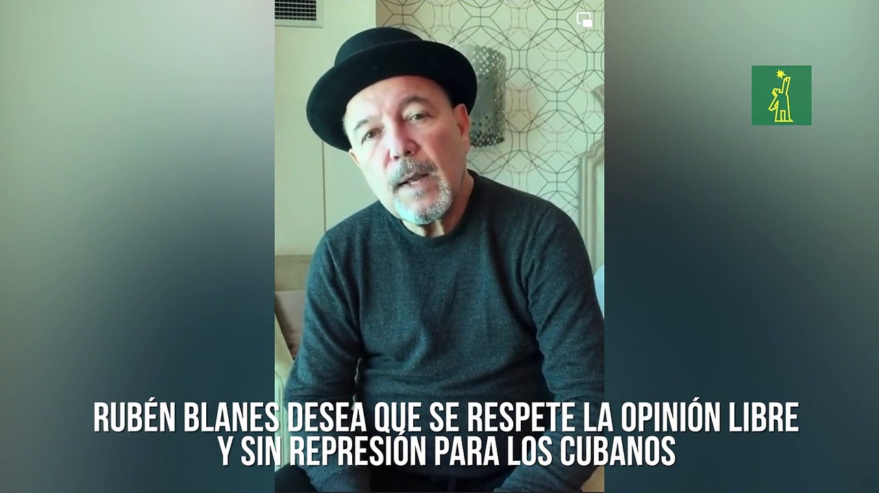 Rubén Blanes desea que se respete la opinión libre y sin represión para los cubanos