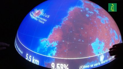 El Museo de las Ciencias de Valencia exhibe un fragmento de meteorito de Marte