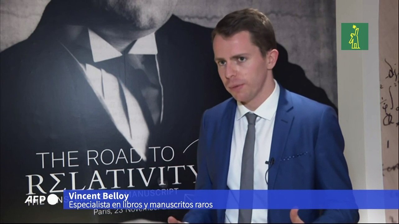 Manuscrito de Einstein vendido a precio récord de 11,6 millones euros