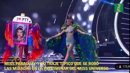 Miss Paraguay y su traje típico que se robó las miradas en la preliminar del Miss Universo
