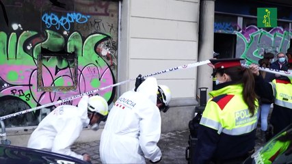 Dos adultos y dos niños muertos en incendio en Barcelona
