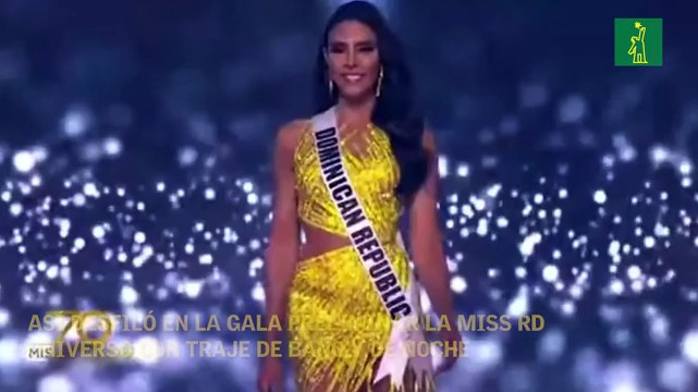 Así desfiló en la gala preliminar la Miss RD Universo con traje de baño y de noche