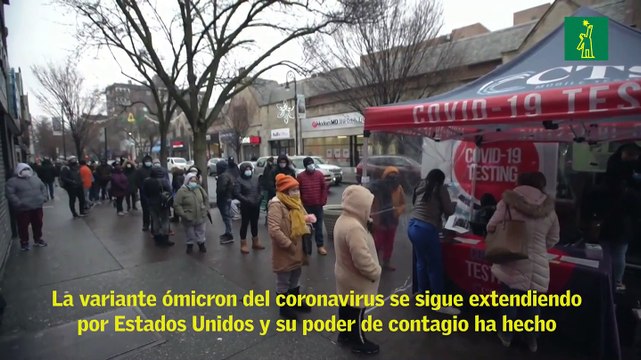 La variante ómicron del coronavirus multiplica los contagios en EE.UU.