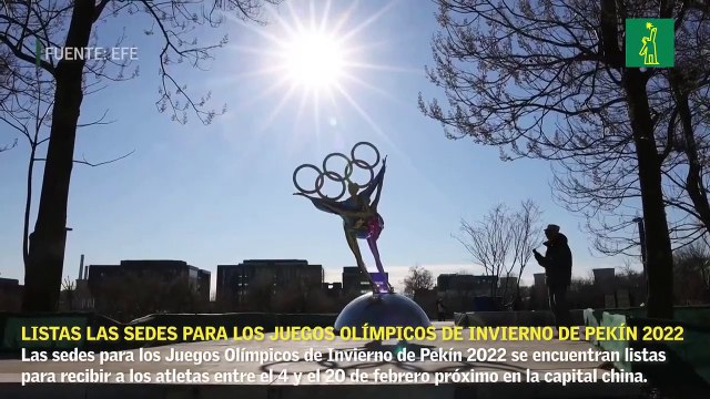 Listas las sedes para los Juegos Olímpicos de Invierno de Pekín 2022