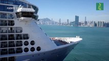 Regresa a Hong Kong un crucero con 2.500 personas por posibles casos de COVID