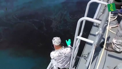 Depósito marino causa un derrame de 20 toneladas de petróleo en Tailandia