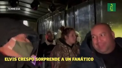 Elvis Crespo Sorprende A Un Fanático En Tennesse