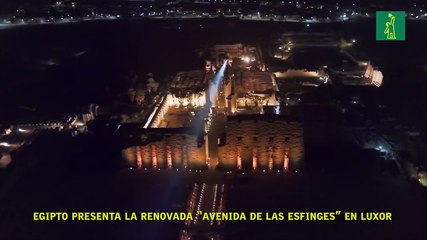 Egipto presenta la renovada “Avenida de las Esfinges” en Luxor