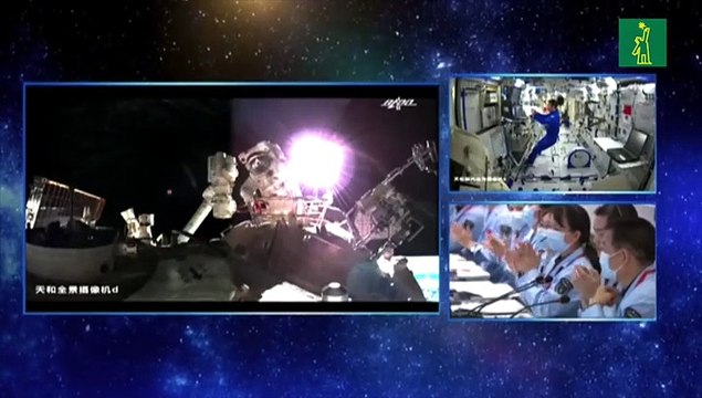 Astronautas chinos completan el segundo paseo espacial de su misión