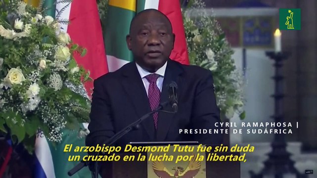 Sudáfrica despide a Desmond Tutu, su brújula moral
