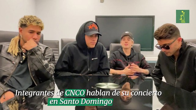 Integrantes de CNCO hablan de su concierto en Santo Domingo