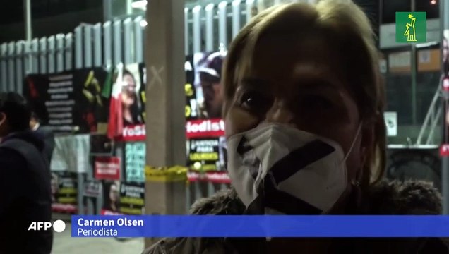 Protestas en México por periodistas asesinados