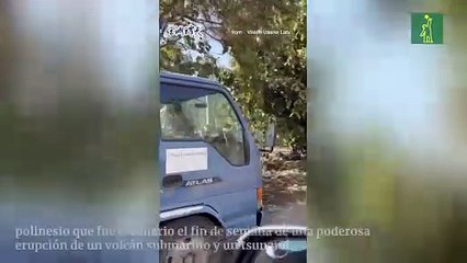 Así quedó Tonga tras el tsunami del fin de semana