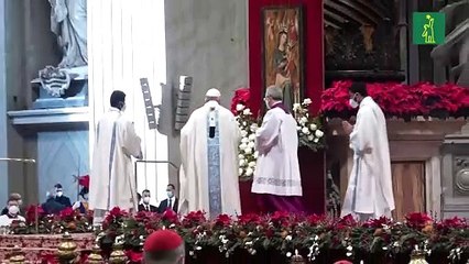 El papa en su primera misa del 2022: Herir a las mujeres es ultrajar a Dios