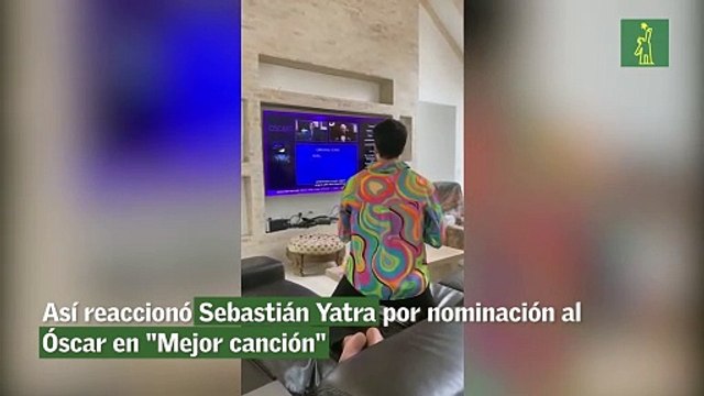 Así reaccionó Sebastián Yatra por nominación al Óscar en Mejor canción