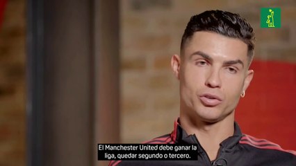 Cristiano solo acepta que el United quede entre los tres primeros de liga