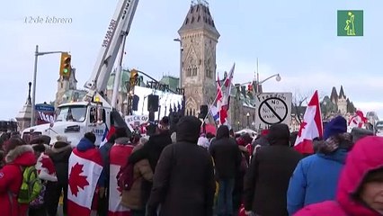 Canadá libera puente bloqueado por opositores a medidas sanitarias