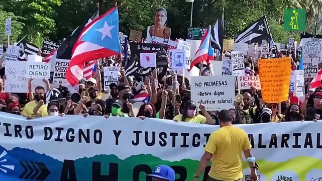 Masivas protestas del sector público en Puerto Rico por su precariedad laboral