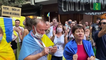 Comunidades ucranianas y rusas en América se movilizan para exigir el fin de la guerra