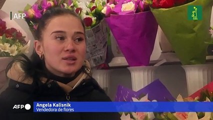En plena guerra de Ucrania, la pequeña floristería de Mykolaiv sigue abierta