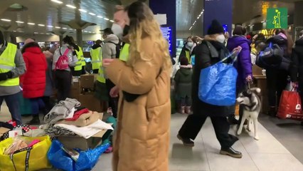 Berlín recibe a miles de ucranianos que huyen de la guerra