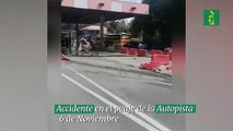 Accidente en el peaje de la Autopista 6 de Noviembre