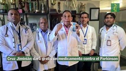 Cruz Jiminián dará gratis un medicamento contra el Parkinson