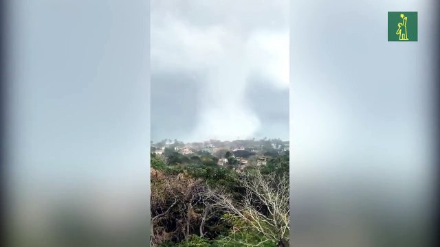 Una tromba marina provoca daños materiales en La Habana