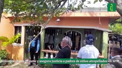 Abinader ofrece pésame y asegura justicia a padres de niños atropellados en San Pedro
