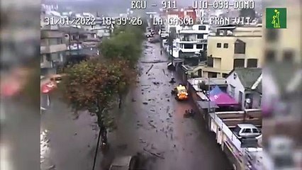 A once asciende la cifra de muertos por alud en Quito