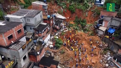 Presidente de Brasil visita zonas afectadas por lluvias en Sao Paulo