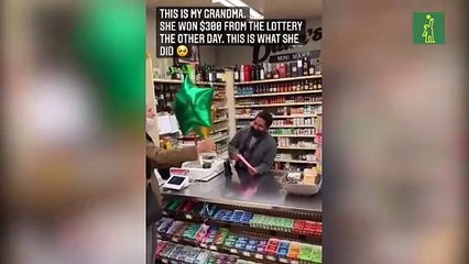 Tiene 86 años, ganó la lotería y compartirá el premio con el vendedor del billete