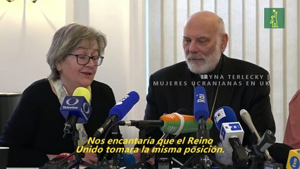 Los ucranianos en Reino Unido piden a Johnson que imite a UE con desplazados
