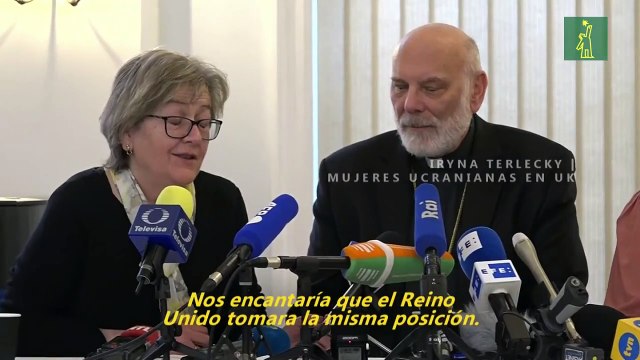 Los ucranianos en Reino Unido piden a Johnson que imite a UE con desplazados