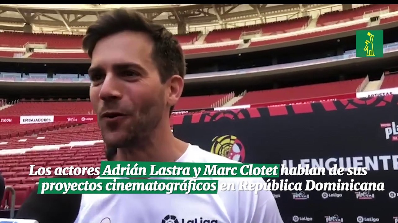Los actores españoles Adrián Lastra y Marc Clotet hablan de sus proyectos cinematográficos rodados en República Dominicana