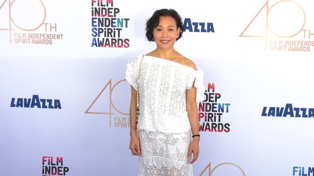 Joan Chen 2025 Film Independent Spirit Awards Blue Carpet Arrivals