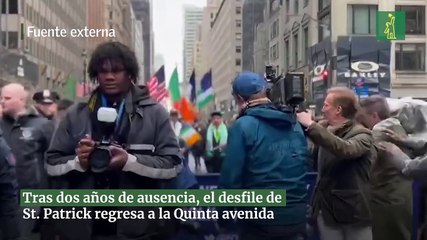 Tras dos años de ausencia, el desfile de St. Patrick regresa a la Quinta avenida