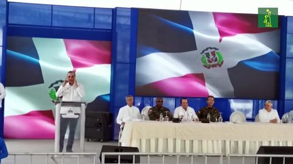Presidente Abinader da inicio a construcción del muro fronterizo