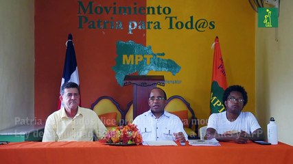 Patria para Todos dice propuesta para modificar Ley de Seguridad Social solo favorece a las ARS y AFP