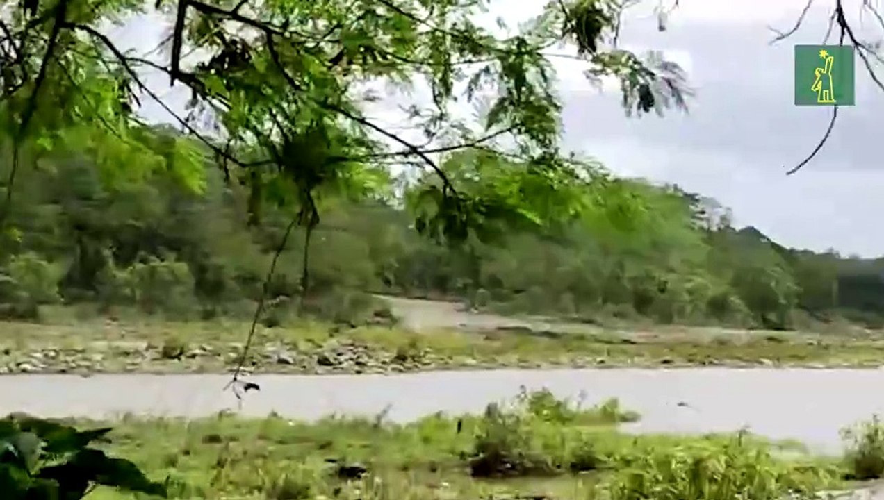 Extracción de materiales en el Río Haina