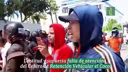 Lentitud y supuesta falta de atención por parte de las autoridades del Centro de Retención Vehicular el Coco