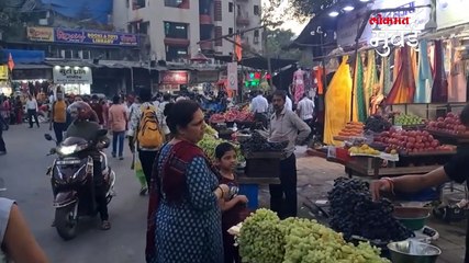 मुलुंडकरांचे हाल रस्त्यांवर फेरीवाल्यांचा कब्जा मनपा आहे कुठे