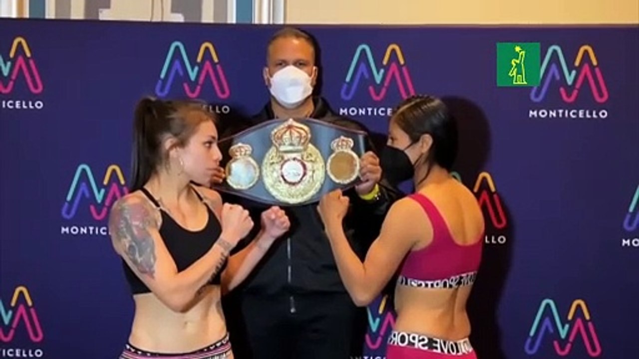 "Pantera" Ramírez y "Leona" Asenjo se enfrentan por el título mundial de boxeo