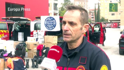 Una expedición de bomberos se desplaza a la frontera de Ucrania